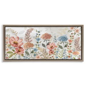 Stupell Industries Pastel Spring Florals, 25" x 11" - 1 of 4