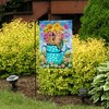 Bunny And Watering Can Spring Garden Flag Floral Easter 18" x 12.5" Briarwood Lane - image 4 of 4