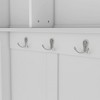 Racxily Modern Hallway Hall Tree with Metal Hooks and Storage Space, Multi-Functional Entryway Coat Rack with Shoe Cubbies - 4 of 4