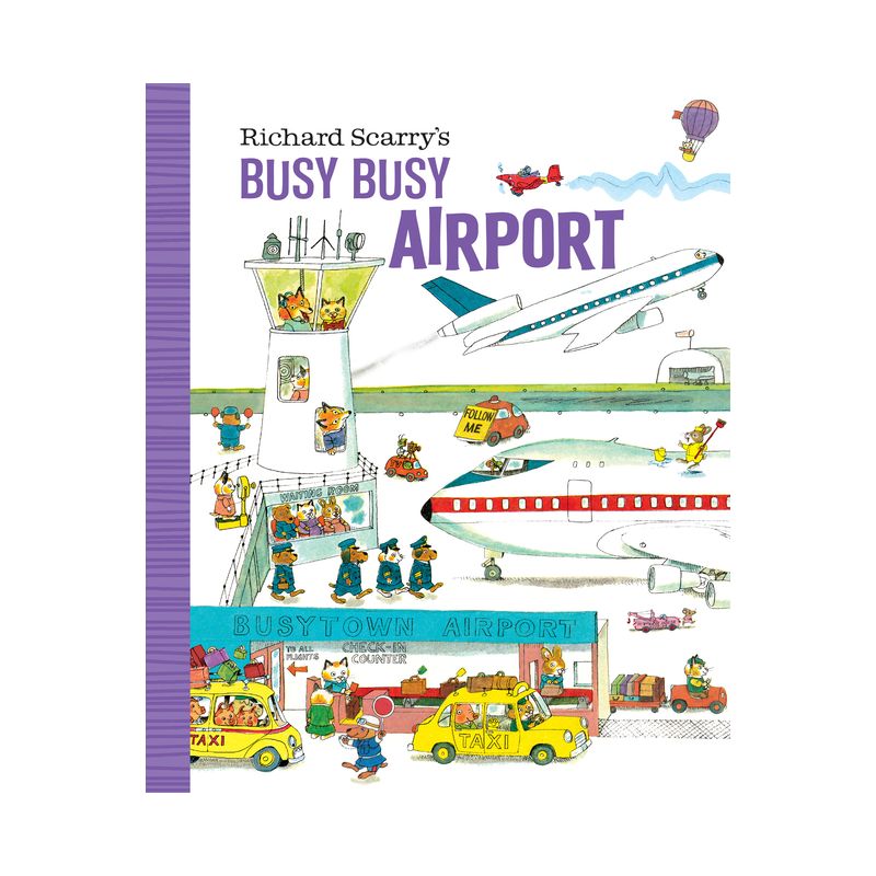 Richard Scarry's Busy Busy Airport - (Richard Scarry's Busy Busy Board Books) (Board Book), 1 of 2
