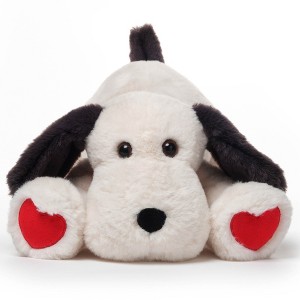 Bearington Puppy Love Valentine Stuffed Animal, 14 Inch Valentines Puppy, Valentines Dog Plush - 1 of 4