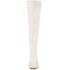 Allegra K Women's Halloween Glitter Round Toe Chunky Heel Over the Knee High Boots - 3 of 4