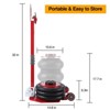 Air Jack, 3 Tons/660Lbs Load Capacity Air Jack with 6 Steel Pipe & Adjustable Handle, Lifting Range up to 17.7", Fits for Car, SUV, Pickup Truck - 3 of 4