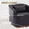 TiramisuBest Swivel Barrel Chair, Comfy Round Accent Sofa Chair for Living Room, 360 Degree Swivel Barrel Club Chair, Leisure Arm Chair - 3 of 4
