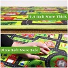 Washable Kids Play Rug, Non-Slip Stain Resistant Educational Carpet with Roads and Buildings for Classroom Playroom Bedroom - 2 of 3