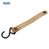 Unique Bargains PU Leather Strap Camping Outdoor Plastic S Shelf Hooks and Hangers 4 Pcs - 3 of 4