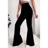Women's High Waist Flare Pants - Pretty Bash - 3 of 4