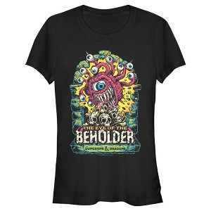 Juniors Womens Dungeons & Dragons The Eye of the Beholder With Skulls T-Shirt - 1 of 4