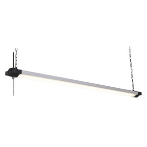 VAXCEL Mercer 46-in W Integrated LED Silver Linkable Plug-in Utility Shop Light - 1 of 4