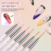 Saviland Pro 26PC Acrylic Master System - UV Gel/Liner & Dotting Brush Kit for Hybrid Nail Sculpting. (Size: 26 Count) - 4 of 4