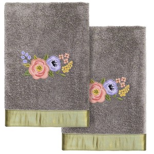 Verano Design Embellished Towel Set - Linum Home Textiles - 1 of 4