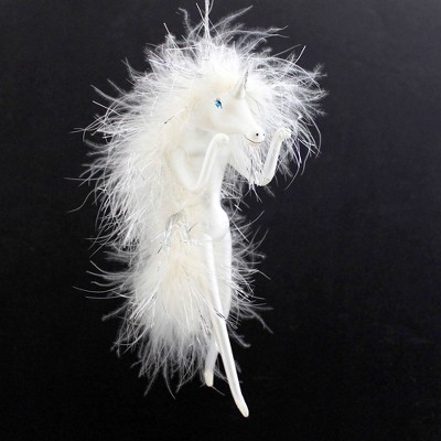 Italian Ornaments 7.0 Inch Dolly Dancer Unicorn Horn Horse-Like Tree Ornaments