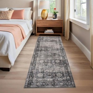 Runner Rugs 2x6 Vintage Printed Hallway Rugs with Non-Slip Backing - 1 of 4