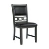 Taylor Standard Height Faux Leather Side Chair Set Gray - Picket House Furnishings - 3 of 4