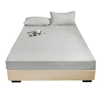 Unique Bargains Stitching Fitted Sheet 1 Pc