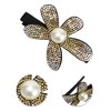 Unique Bargains Women's Fashion Elegant Rhinestones Hair Clips 2 Pcs - 4 of 4