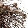 Northlight 30" Unlit Woodsy Wonderland Pine Cone, Bell and Twig Artificial Christmas Wreath - 2 of 3