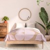 Elisa Bell Grapes and Apple Slices Polyester Comforter & Sham Set Blush - Deny Designs - 3 of 3