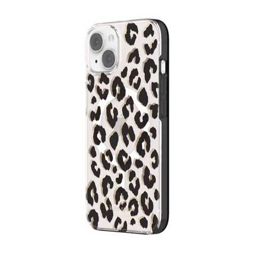 Kate Spade new York Apple iPhone 14/iPhone 13 Protective Hardshell Case with MagSafe - City Leopard