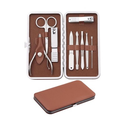 LOVELAY CREATIONS 9-Piece Stainless Steel Nail Clipper Set