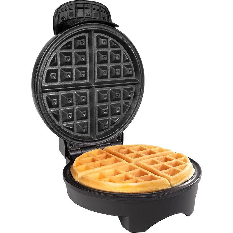 SCS Direct That BEEPING Waffle Maker - Electric Non Stick Waffler Griddle - Belgian 7" Iron, 3 of 4