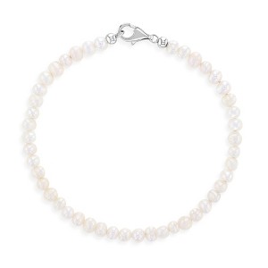 Girl's Small Freshwater Cultured Pearl Bracelet Sterling Silver - In Season Jewelry - 1 of 4