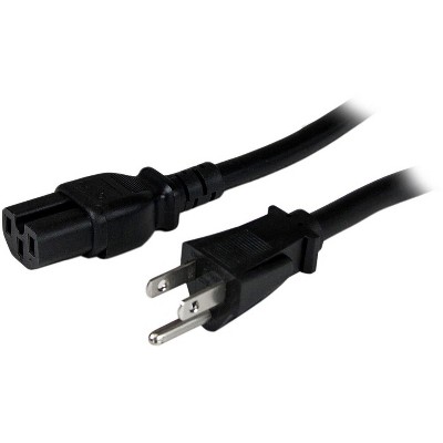 StarTech.com 4ft (1.2m) Heavy Duty Power Cord, NEMA 5-15P to C15, 15A 125V, 14AWG