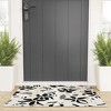 evamatise Abstract Spider Orchids Looped Vinyl Welcome Mat - Society6 - 2 of 4