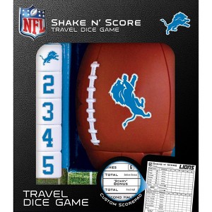 MasterPieces Officially Licensed NFL Detroit Lions Shake N' Score Dice Game for Age 6 and Up - 1 of 3