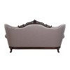 Acme Furniture 92" Benbek Sofa Fabric and Antique Oak Finish: Leather Upholstery, Wood Frame, Includes Accent Pillow - 2 of 4