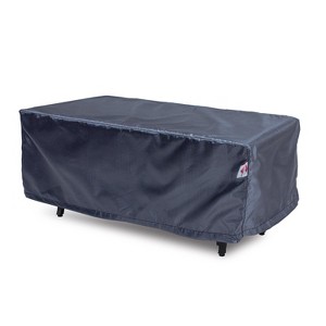 Summerset Shield Rectangle Chat Table Cover Ultimate Protection for Your Outdoor Furniture 56" x 36" x 25" Mercury - 1 of 4