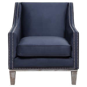 Aster Accent Chair - Navy - Picket House Furnishings, Blue
