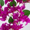 Nearly Natural 47-in Artificial Bougainvillea Flower Stems, Set of 3, Purple - 3 of 3