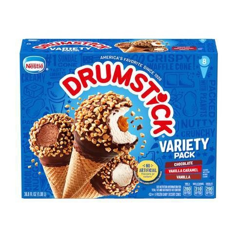 Nestle Drumstick Variety Ice Cream Cones - 8ct - image 1 of 4
