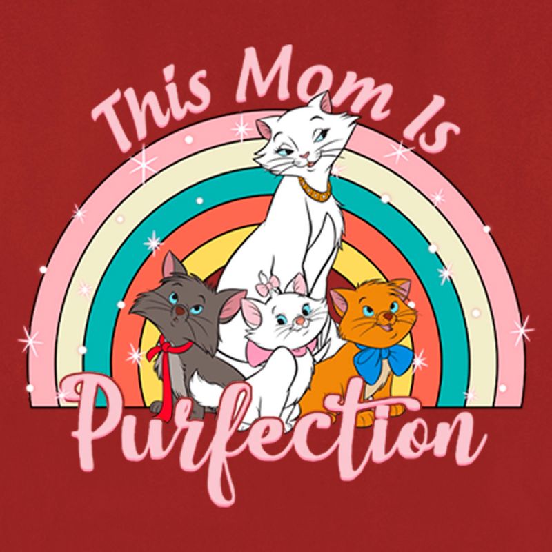 Women's Aristocats Duchess and Kittens This Mom Is Perfection T-Shirt, 2 of 5