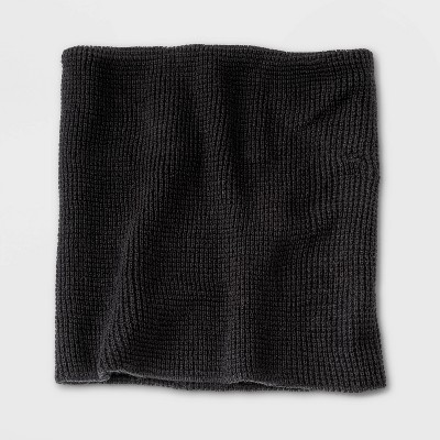 Men's Knit Neck Warmer - Goodfellow & Co™ Black One Size