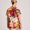 Vitamin A Women's Short Sleeve Cover Up Shirt - 2 of 4