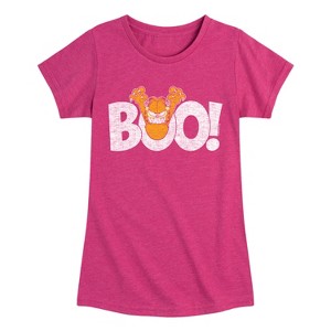 Girls' - Garfield - Garfield Boo Fitted Short Sleeve Graphic T-Shirt - 1 of 4