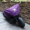 Unique Bargains Lightweight Half Outdoor Waterproof Rain Dust Protector Motorcycle Half Cover 1 Pc - 3 of 4