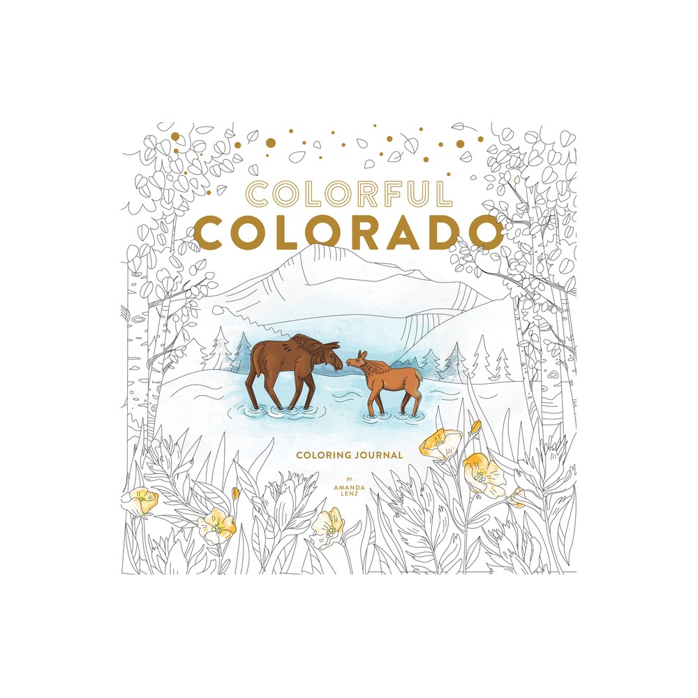 Colorful Colorado Coloring Journal - by Amanda Lenz (Paperback)