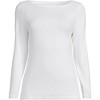 Lands' End Women's Long Sleeve Polished Essentials Boatneck Top - 3 of 3