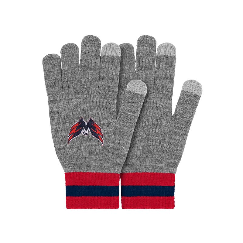 NHL Washington Capitals Gray Big Logo Glove, 1 of 5