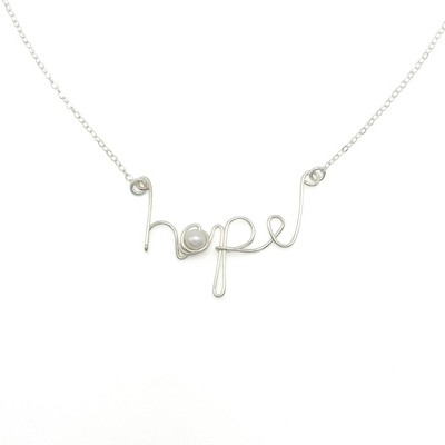 Alegria Accessories Hope sterling silver necklace