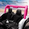 24V Ride on Toys for Big Kids, 2 Seater Ride on Cars with Remote Control, Ride on Truck w/ 4-Wheeler Suspension, 3 Speeds, Led Lights - 3 of 4