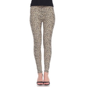 Women's One Size Fits Most Printed Leggings - One Size Fits Most - White Mark - 1 of 3