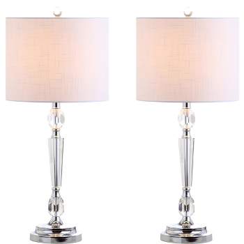 JONATHAN Y Victoria Crystal LED Table Lamp