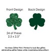 Big Dot of Happiness St. Patrick's Day Paper Straw Decor - Saint Paddy's Day Party Striped Decorative Straws - Set of 24 - 2 of 4