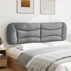 vidaXL Headboard Cushion "Hvar" - Light Gray 76" - 3 of 4