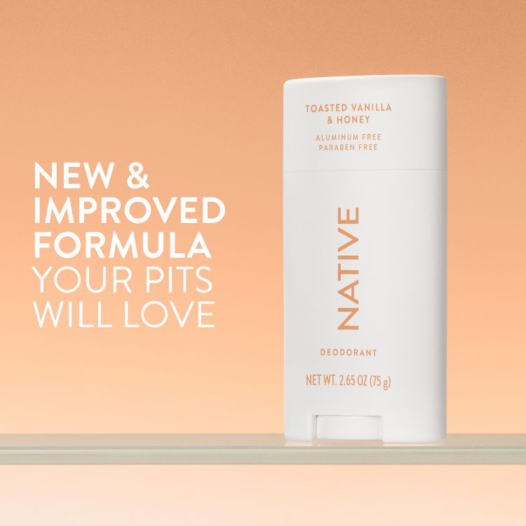 Native Limited Edition Deodorant - Toasted Vanilla & Honey - Aluminum Free - 2.65oz: Paraben-Free, Vegan, Invisible Solid, 2 of 10