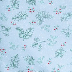 spruce and snow